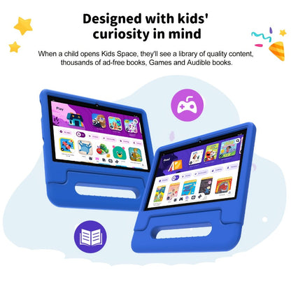 Kids Tablet 10.1 Inch with 6GB RAM, 64GB Built-In Storage, WiFi 6, 5000mAh Battery and Protective Case