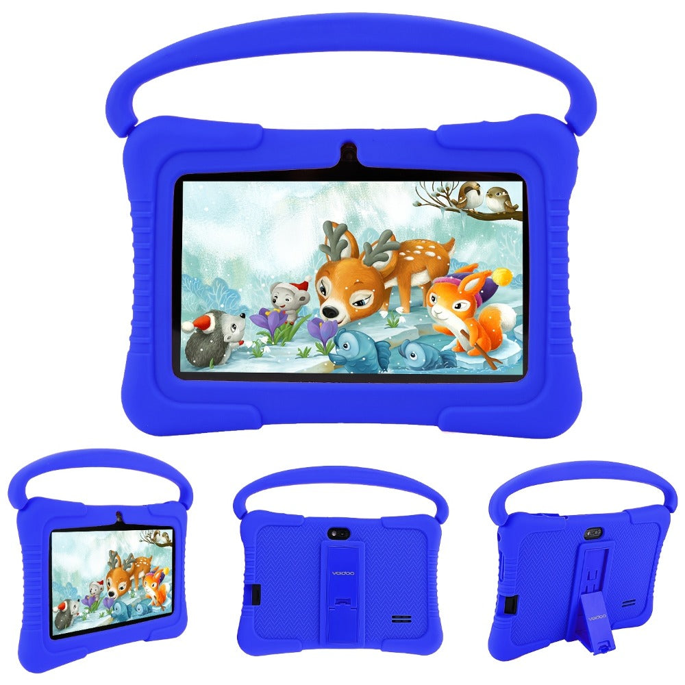 Kids Tablet Veidoo 7 Inch with 1GB or 2GB RAM, 16GB or 32GB Built-In Storage and Handled Silicone Case