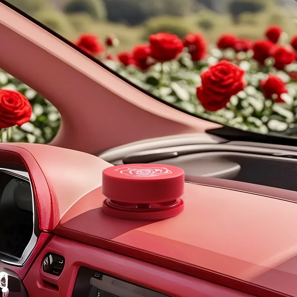 Car Air Freshener 2-Pack Solid Fragrance Jars in Cherry, Lavender, Lime, Rose or Sweet Orange