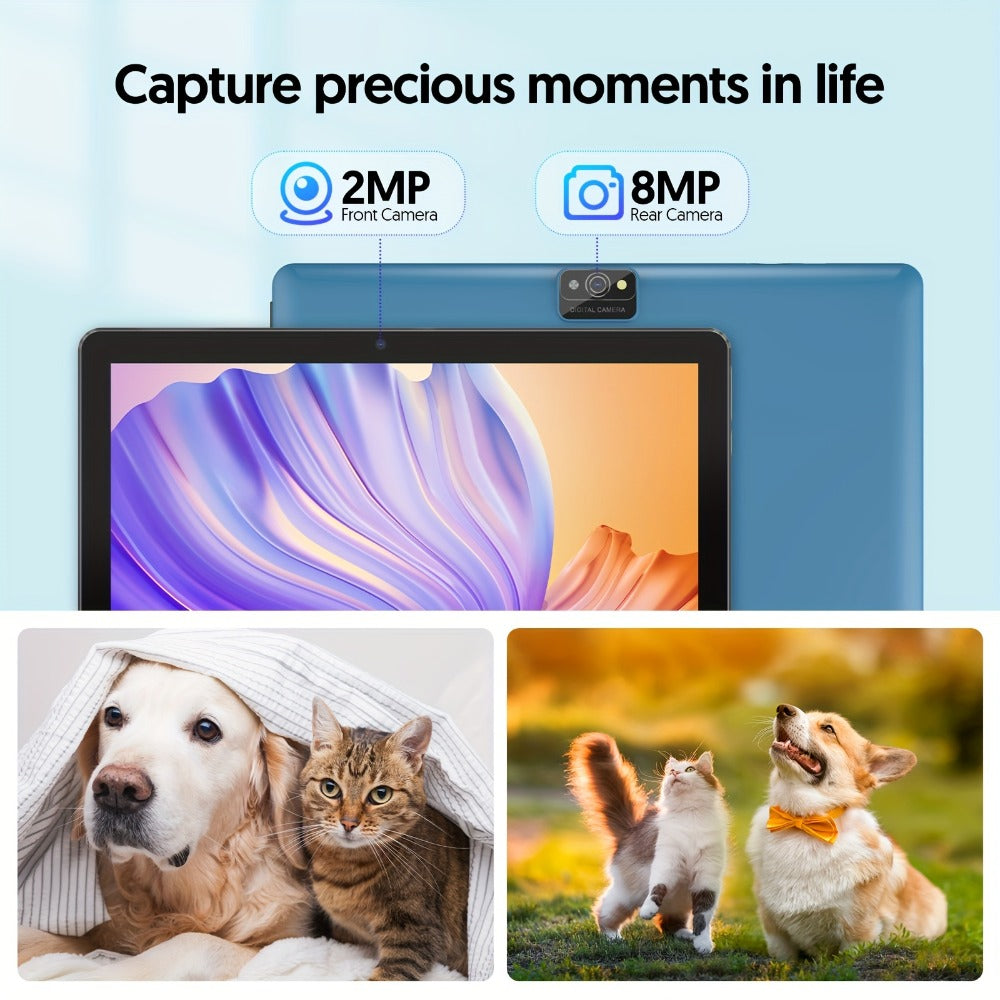 Android Tablet 10 or 11-Inch with Android 13, 7GB Total RAM, 64GB Internal Storage and WiFi 6