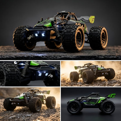 Remote Control Car, 1:20 Scale 4WD Monster Truck with Fast & Furious Green, Speed Yellow or Raffa Red Styles