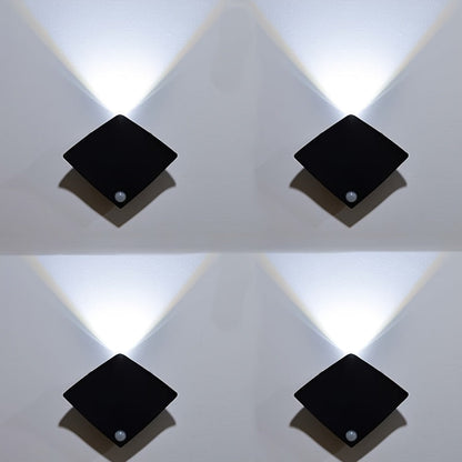 Magnetic LED Motion Sensor Wall Light USB Rechargeable, Wireless Night Light for Hallway, Stairs