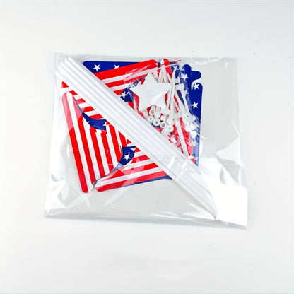 Patriotic Red, White and Blue Pinwheel Decorations with 38 × 21 cm Stakes in 20-, 30- or 40-Piece Packs