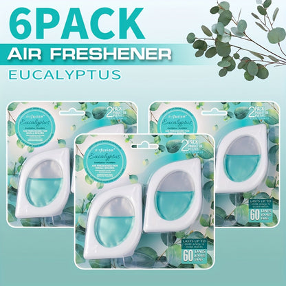 Compact Air Freshener Cups in Six Scents, Available in 2, 6 or 12 Packs for Closets, Bathrooms and Small Spaces