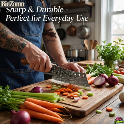 Kitchen Knife Set 7-Piece Stainless Steel Professional Chef Knives with Boning Slicing Carving Peeler Butcher Knife & Scissors, Ultra-Sharp for Meat Fish Fruits Home & Pro Use