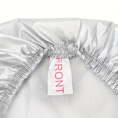 Silver XXL SUV Car Cover with Green Reflective Tabs, Elastic Hem and 540 x 200 x 180 cm Full-Body Fit