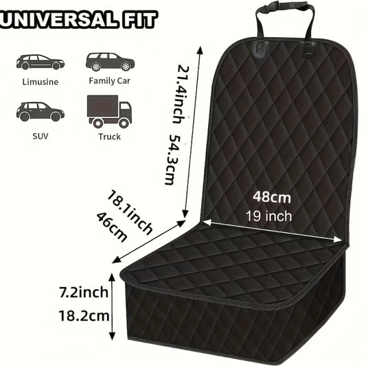 Universal Car Seat Covers - Waterproof & Stain-Resistant Front Seat Protectors for Cars, Trucks & SUVs | Easy-Clean Nylon Fabric, Dog & Spill Proof
