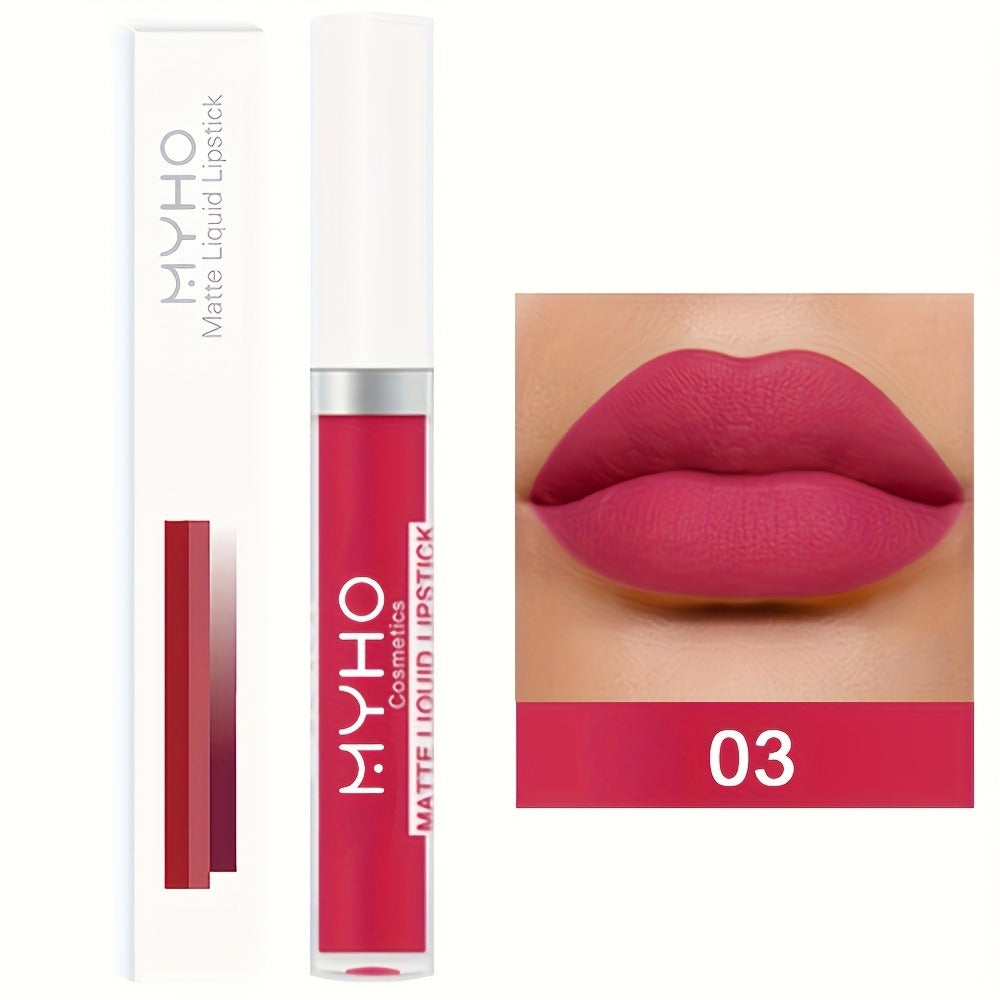 Lip Gloss Set by MYHO Cosmetics with 9 Matte Lip Colors per Set and Two Retained Shade Collections