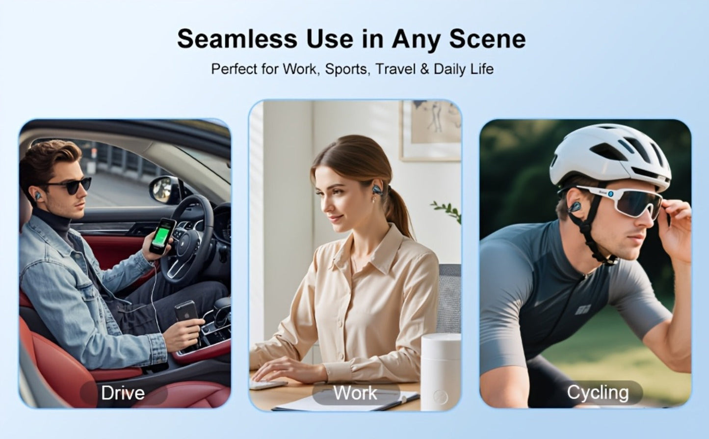 156-Language Real-Time Translation Earbuds Bluetooth 5.4 3-in-1 Mode Noise Cancelling Wireless Travel Earphones iOS Android Compatible Noir Rose Orange Cream