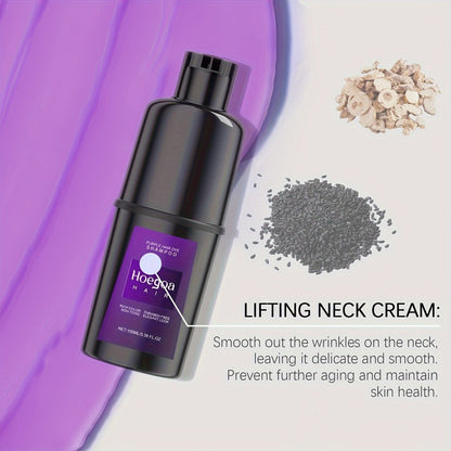 Hair Color Shampoo, Hoegoa Hair 3-in-1 100ml Color Foam with Purple, Black, Red or Brown Options