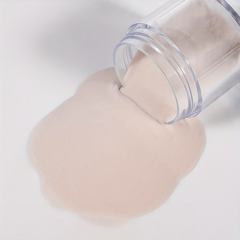 Six-Color Acrylic Nail Powder Set with Six 10g Jars in Light Nude, Pink and White Tones, Set 04
