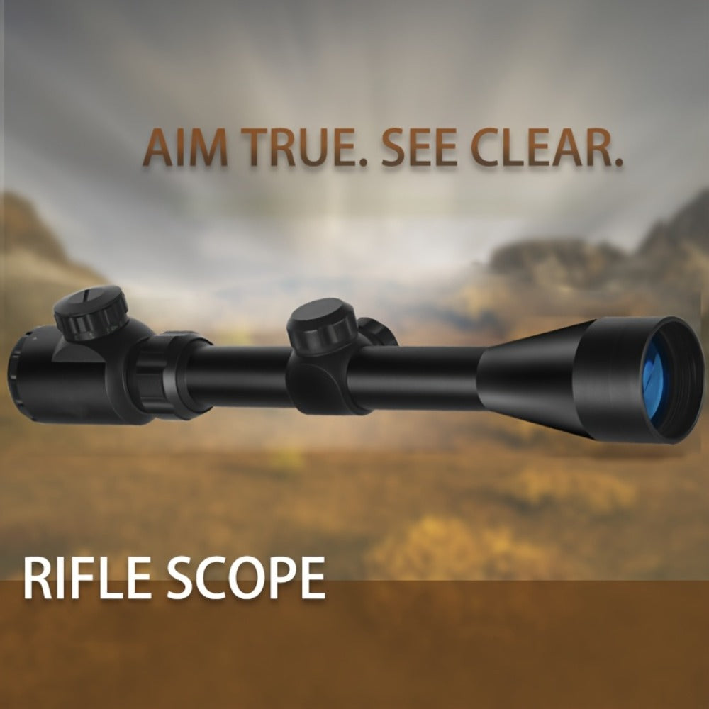 Rifle Scope Nitrogen-Filled Illuminated Reticle for Hunting Airsoft Pellet Guns, Multi-Power Zoom Tactical Scope, 3-9x40 4-20x44 5-30x56 4-16x50 Options, Aluminum Alloy Tube
