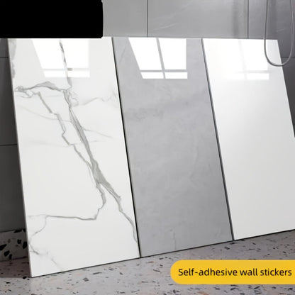 Marble-Pattern Wall Panel Set with 20- or 40-Piece Packs, Eight Codes and 11.81 x 23.6-Inch Tiles