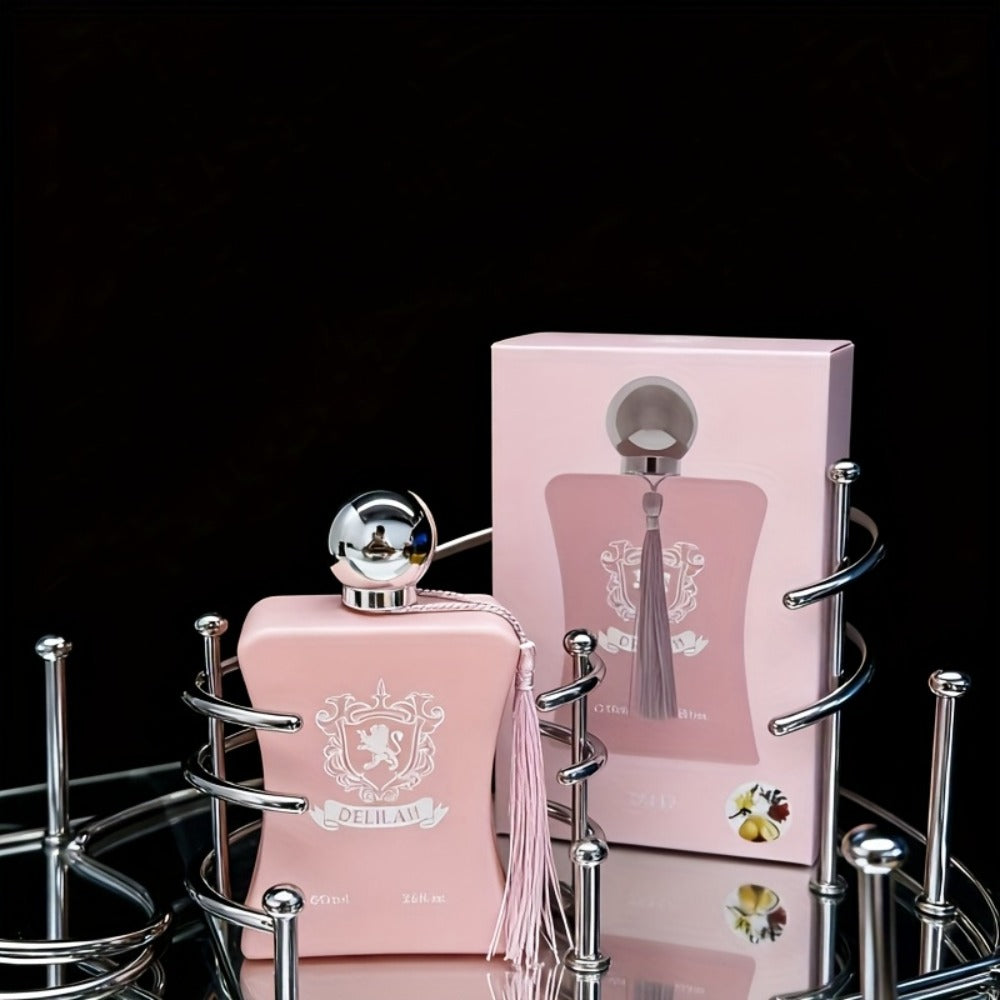 Women's Perfume Niche Eau de Parfum with Gentle Cool Sweet Profile in a Minimal Pink Bottle