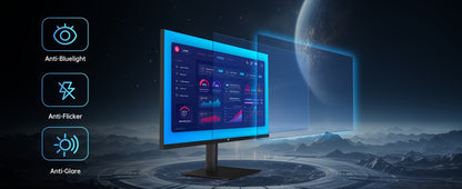 27-Inch QHD 100Hz Computer Monitor 2560x1440 IPS Display, AMD FreeSync, Ultra-Thin Bezel, HDMI DisplayPort, Flicker-Free Low Blue Light, for Gaming Work Home Office Desktop PC