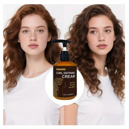 Pump-Bottle Curl Defining Cream with Leave-In Application for Wavy, Curly and Coily Hair Types