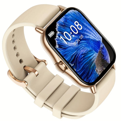 Smartwatch – Large Screen with HD Voice Calling, Unisex Bluetooth , Message Reminder, Multiple Sport Modes, Heart Rate Sleep Tracker…