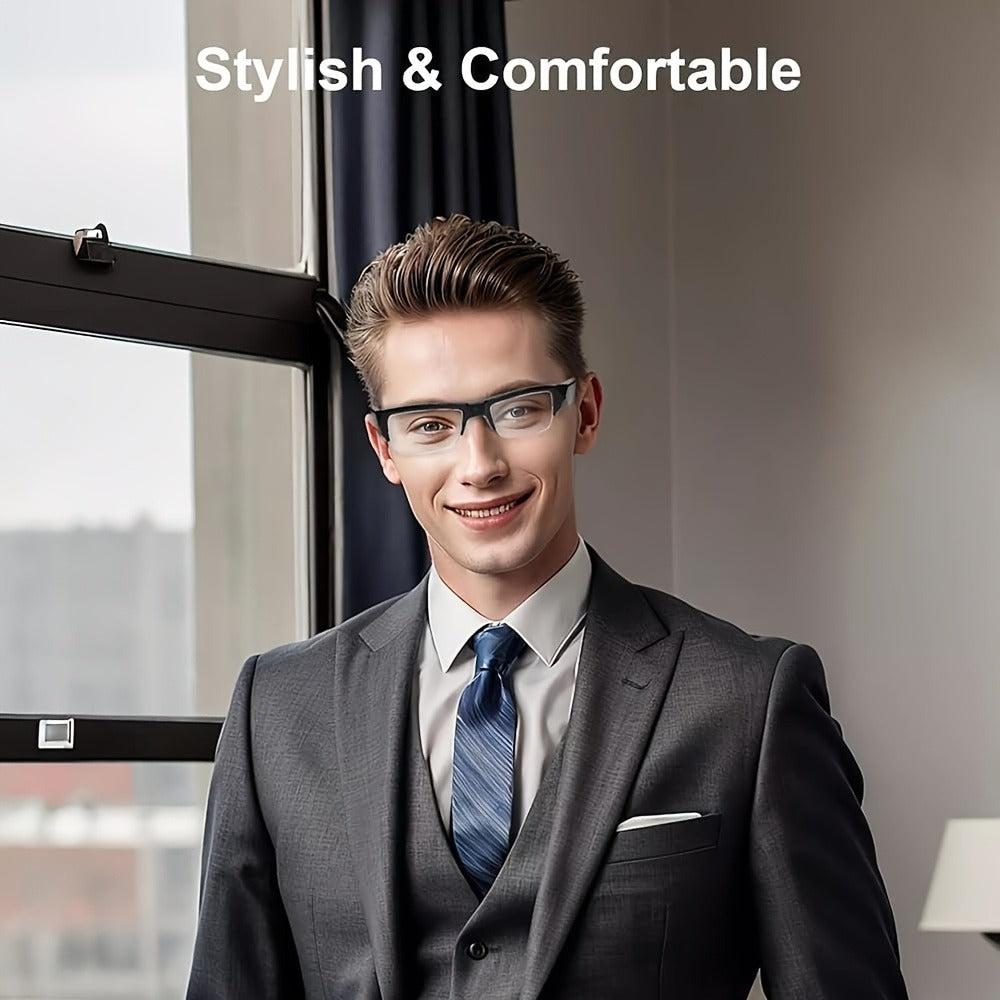 1080p HD Video Glasses 65° Wide Angle - One-Button Sports Camera Glasses, Wearable Body Cam, 120-Min Battery, 32GB & 64GB Options, Driving Cycling Meeting Recording