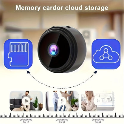 Indoor Security Camera 4-Pack with 1080P Video, 150° Adjustable Rotation, Night Vision and WiFi Connection