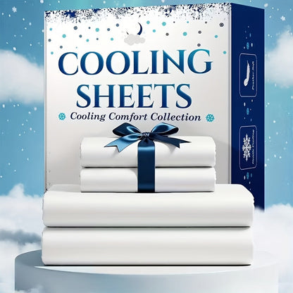 Bed Sheet Set Soft Breathable Cooling Microfiber Fitted & Flat Sheets with Deep Pockets – Wrinkle Free Hotel Luxury Bedding in Multiple Colors & Sizes