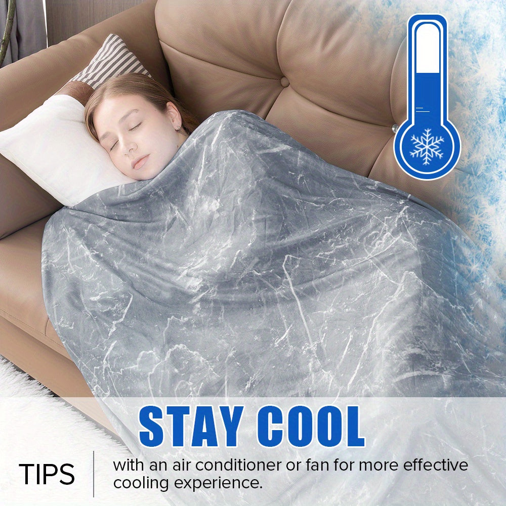 Patterned Double-Sided Summer Blanket with 69 Tie-Dye, Solid, Star and Snowflake Size Options
