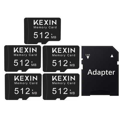 Micro SD Card 5 Pack 128MB 512MB Class 4 TF Flash Memory Cards – Multi-Device Storage for Camera Car Audio GPS Game Console Tablet Phone Laptop MP3 Player