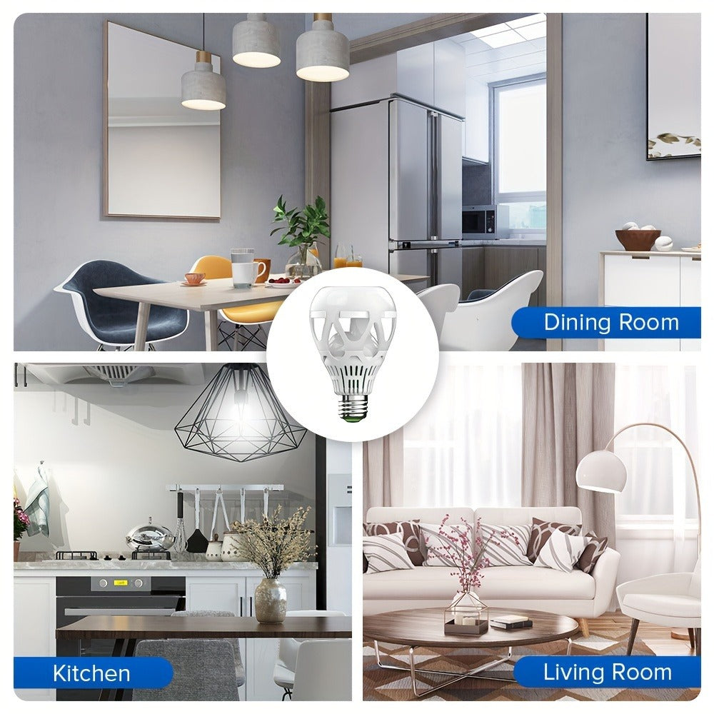 SANSI A21 LED Light Bulbs, 22W E26 Four-Pack with 3000-Lumen Marking in 3000K Warm or 5000K Daylight White