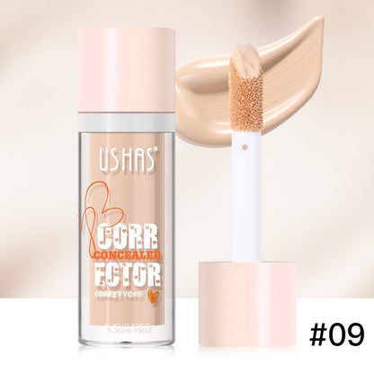 Liquid Concealer with Doe-Foot Applicator, 5.3 g Net Weight and 12 Numbered Shade Options from #01 to #12