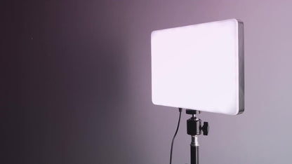 Square Fill Light Kit 10 Inch with Metal Ball Head & 15 Inch Extension Rod, Adjustable Tripod, 3 Color Modes