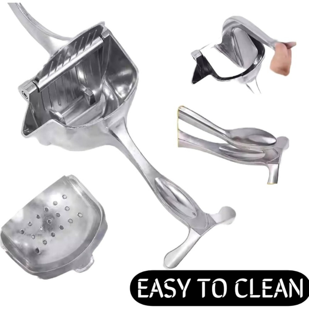 Manual Citrus Juicer – Heavy Duty Aluminum Lemon Squeezer with Lever Press, Removable Filter, Easy Squeeze Extractor for Lemon, Lime, Orange & Pomegranate, Kitchen Tool for Juice Lovers