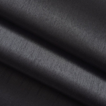 Kitchen Curtains 3 Panels Faux Silk Sheer Tier and Valance Set Rod Pocket 2 Tiers 26x36 inch + Valance 52x14 inch for Kitchen Bathroom Window Drapes
