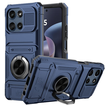Magnetic Metal Kickstand Moto G 5G 2025 2026 Case Shockproof Drop Protection Slim Protective Phone Cover for Motorola Moto G 5G 2025 Moto G 5G 2026 Moto G Play 2026 6.7 Inch – Hands-Free Stand