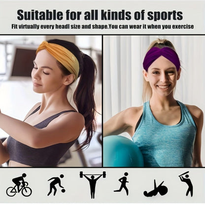 Twenty-Piece Wide Knot Headband Assortment in Protected Solid Colors for Everyday Hair Styling