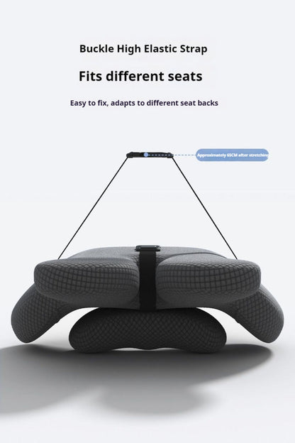 Lumbar Support Cushion & Seat Cushion Set – Ergonomic Office Chair Pillow for Lower Back Pain Relief, Breathable Memory Foam Waist & Hip Support for Home, Car & Desk Chair