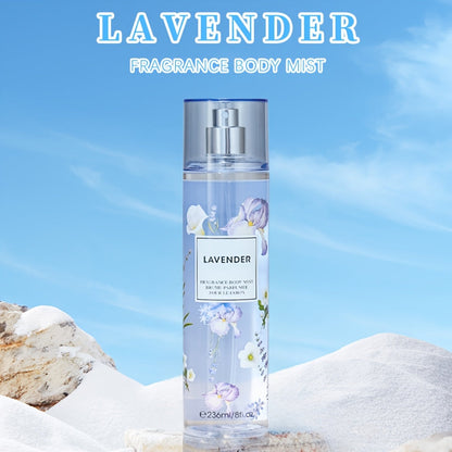 Floral and Fruit Body Mist Spray, 8 fl oz / 236ml in Fourteen Exact Scent Options for External Body Use