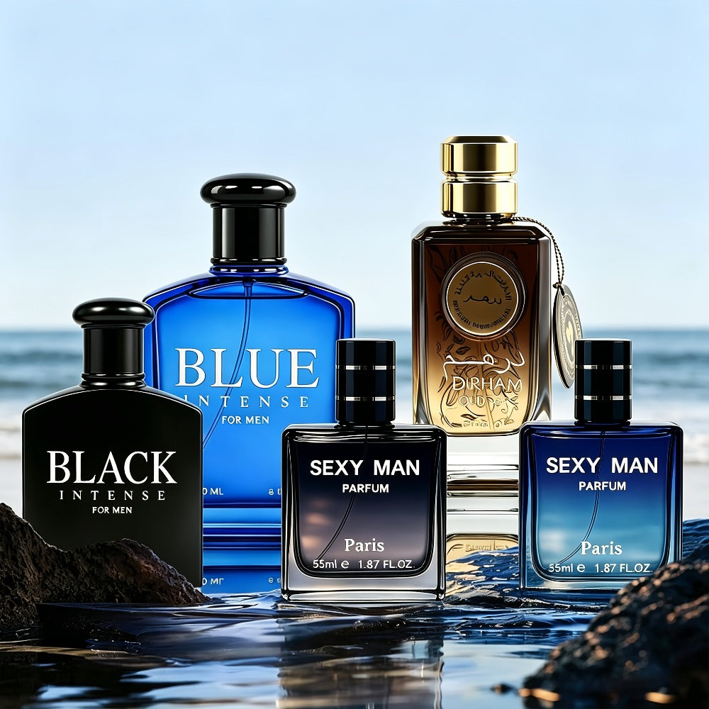 Boxed 3.4 fl oz Fragrance with Black Bottle or Oud-Labeled Checkout Options and Gold-Cap Presentation
