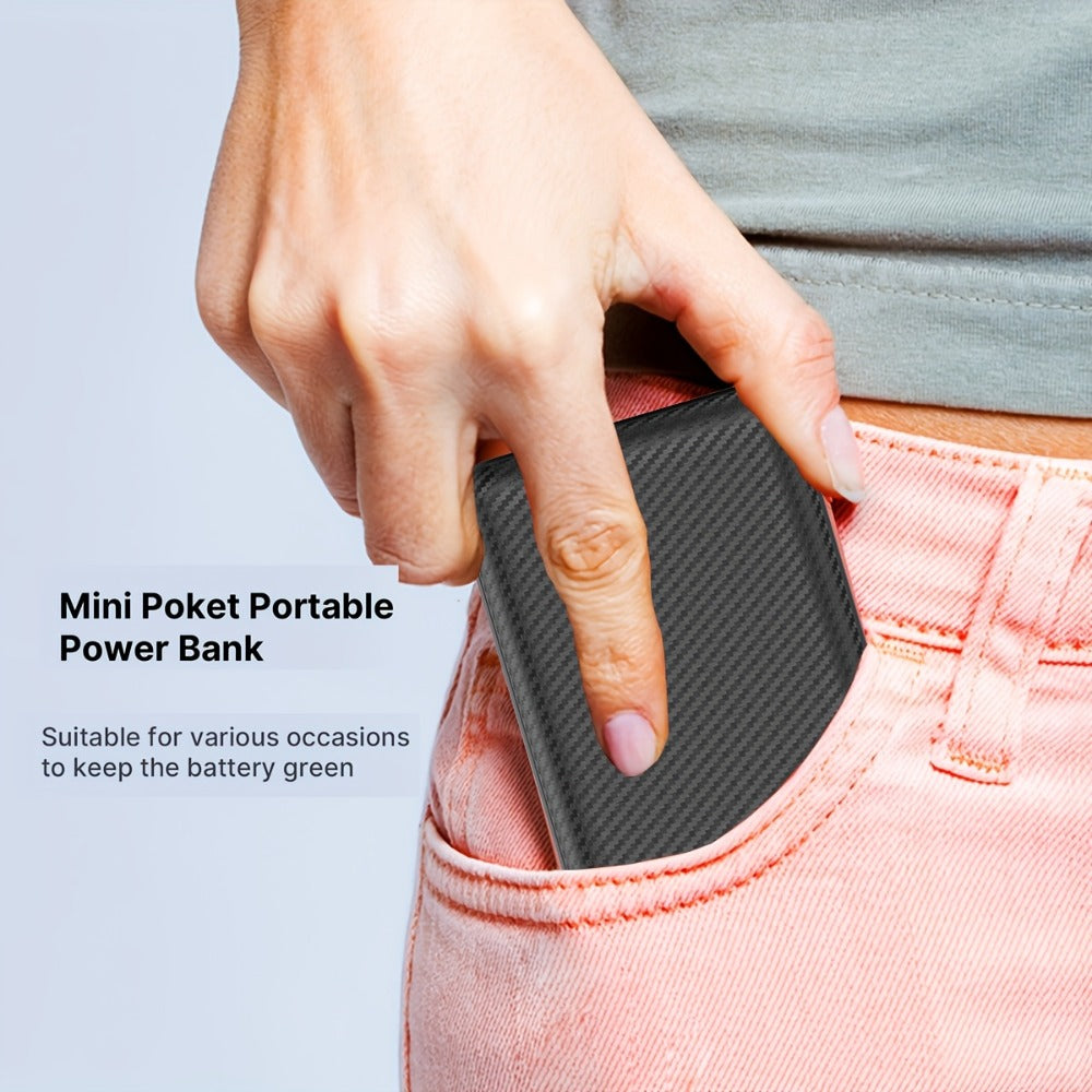 Power Bank 20000mAh 5V/3A for Heated Clothing with USB-C Input/Output, Single or Two-Pack Sets