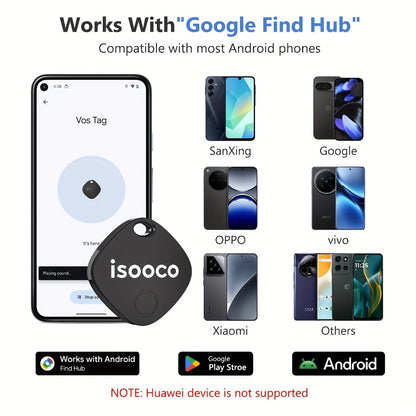 Mini GPS Tracker No Monthly Fee Real-Time Locator – Dual System iOS & Android Compatible 24/7 Tracking for Car Truck SUV Motorcycle Boat Trailer (1-Pack / 4-Pack)