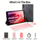 Grey tablet ＆ Latest pink set