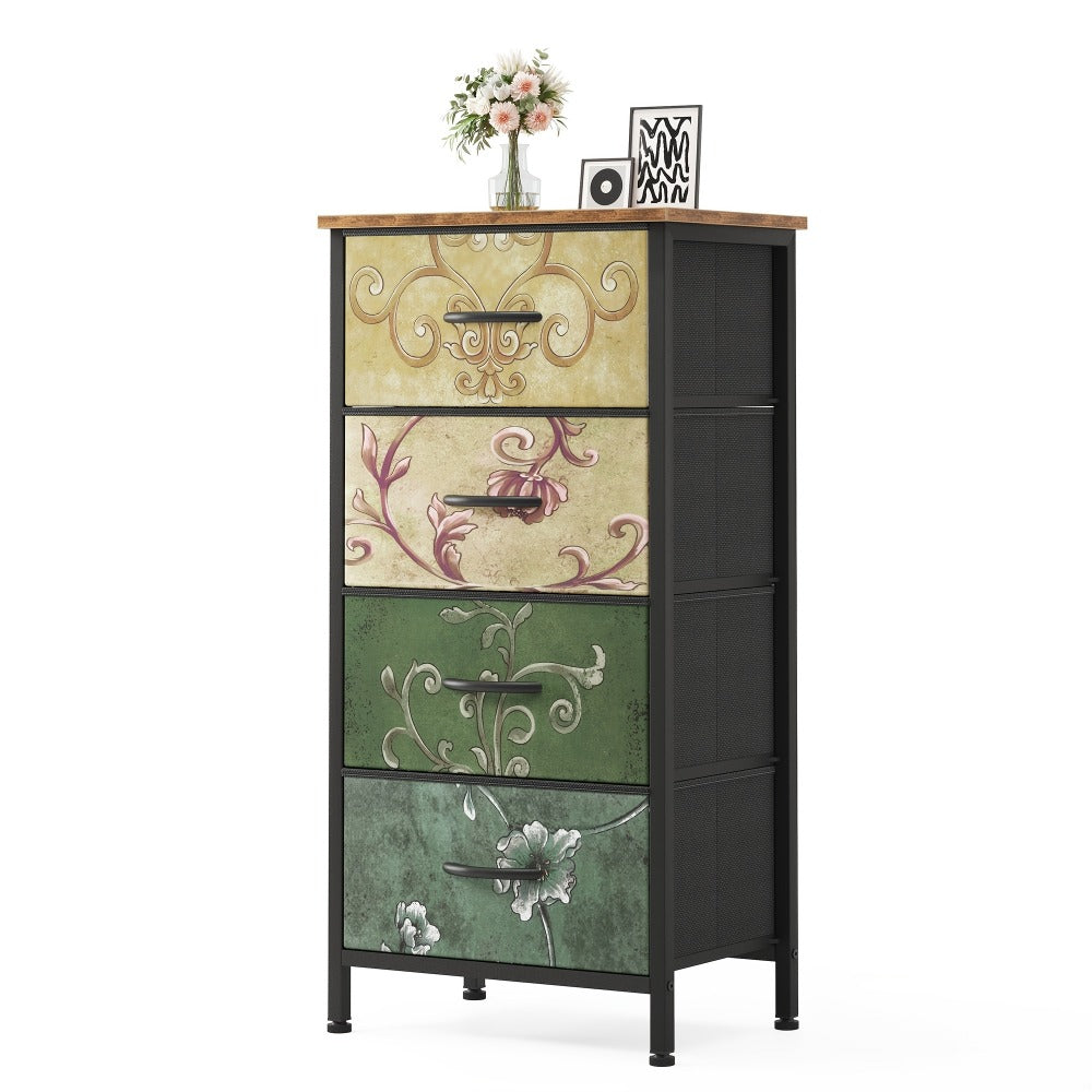 4-Drawer Metal Dresser, Bedroom Drawer Chest for Organized Everyday Storage detail image - detail view 11