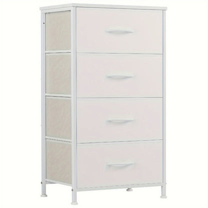 4-Drawer Metal Dresser, Bedroom Drawer Chest for Organized Everyday Storage detail image - detail view 16