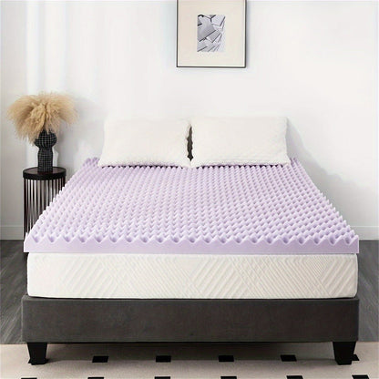4-Inch Mattress Topper with Memory Foam, Bed Mattress Pad for Bedroom detail image - detail view 3