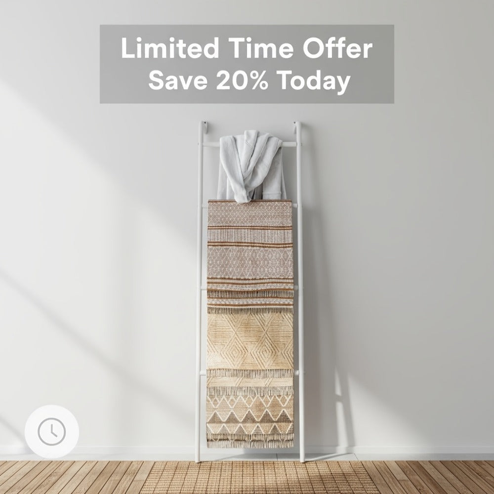 4-Layer Metal Blanket Ladders with Tool-Free Assembly for Living Room detail image - detail view 12