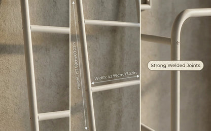 4-Layer Metal Blanket Ladders with Tool-Free Assembly for Living Room detail image - detail view 16