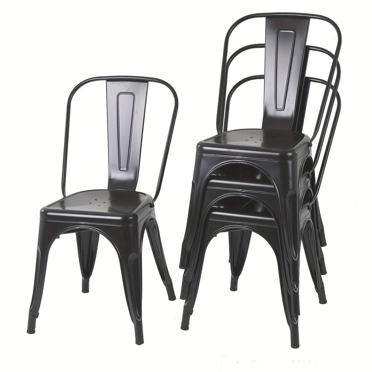 Dining Chair shown in the Black option
