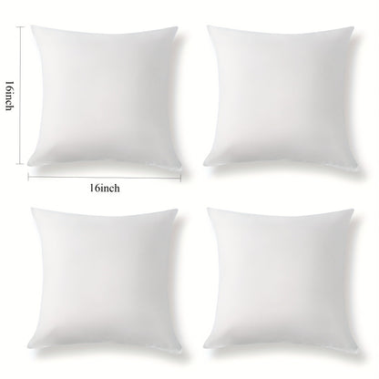 Pillow Inserts shown in the 16*16in 4 PC option