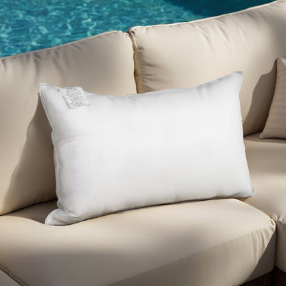 4-Pack Pillow Inserts with Washable Cover for Comfort and Furniture Refresh detail image - detail view 12