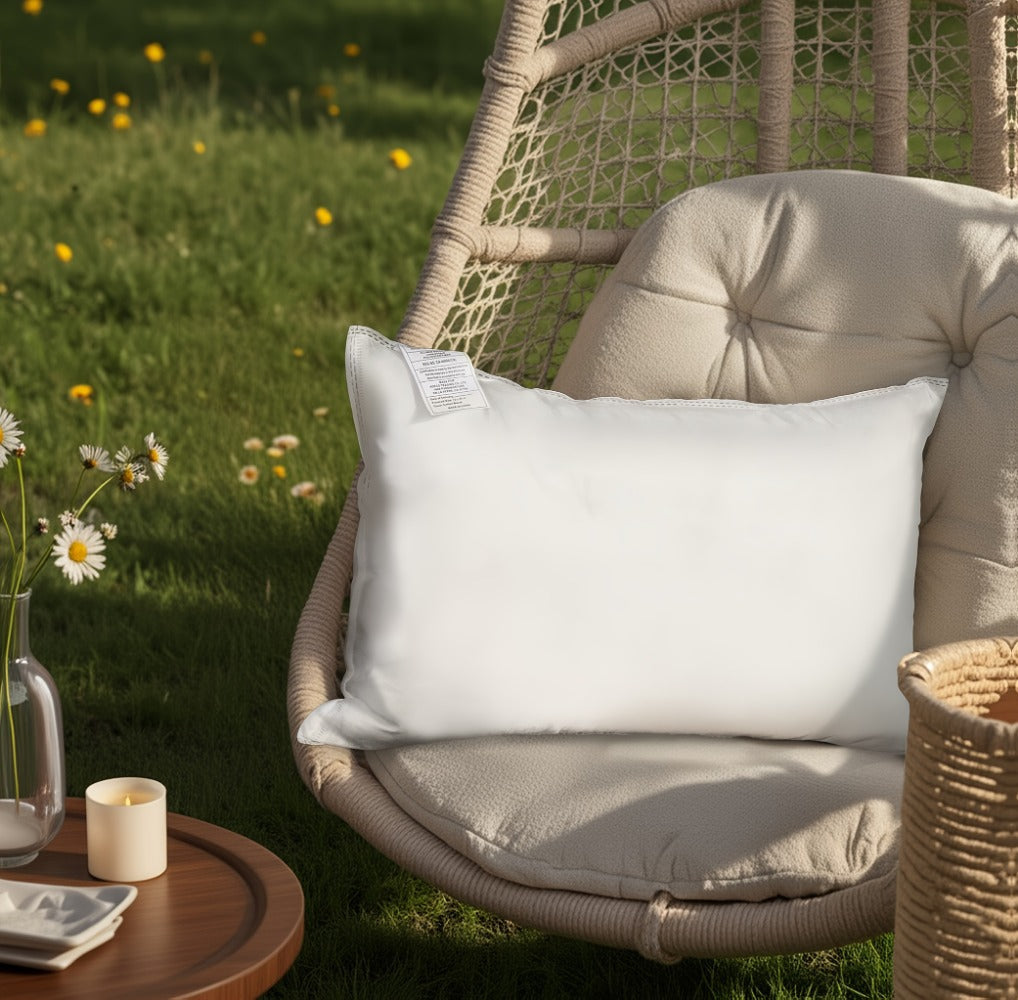 4-Pack Pillow Inserts with Washable Cover for Comfort and Furniture Refresh detail image - detail view 14