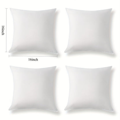 4-Pack Pillow Inserts with Washable Cover for Comfort and Furniture Refresh detail image - detail view 5