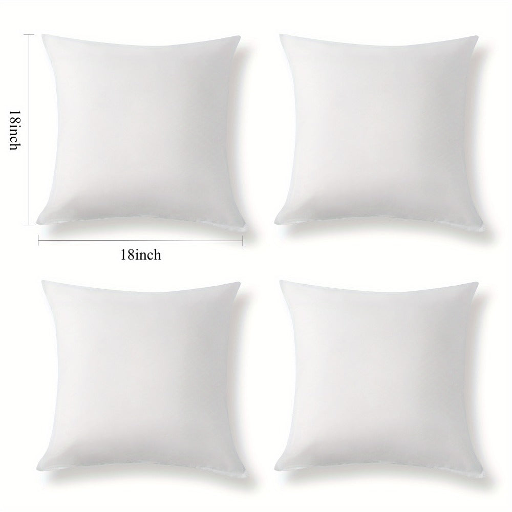 4-Pack Pillow Inserts with Washable Cover for Comfort and Furniture Refresh detail image - detail view 7